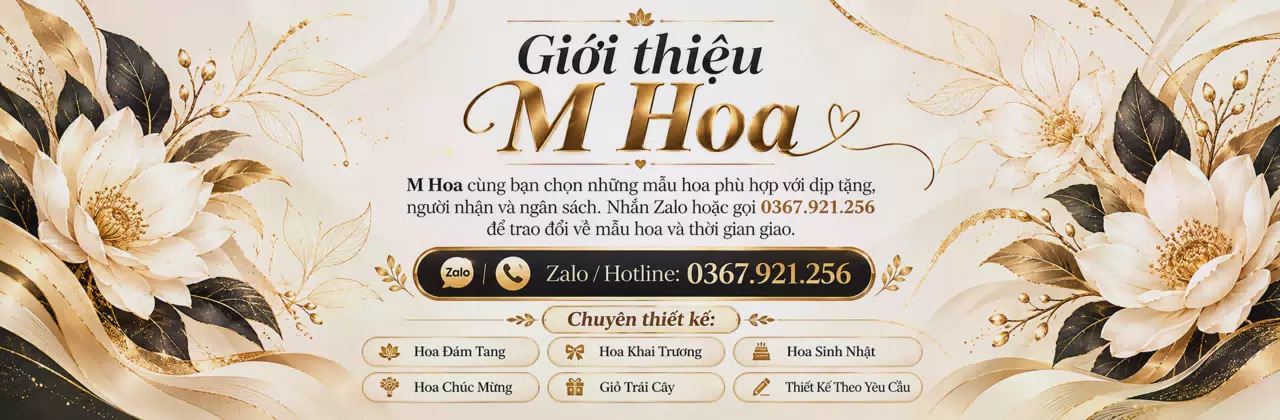 Ảnh bìa Shop hoa tươi Phú Nhuận - Gửi lời chúc bằng sắc hoa